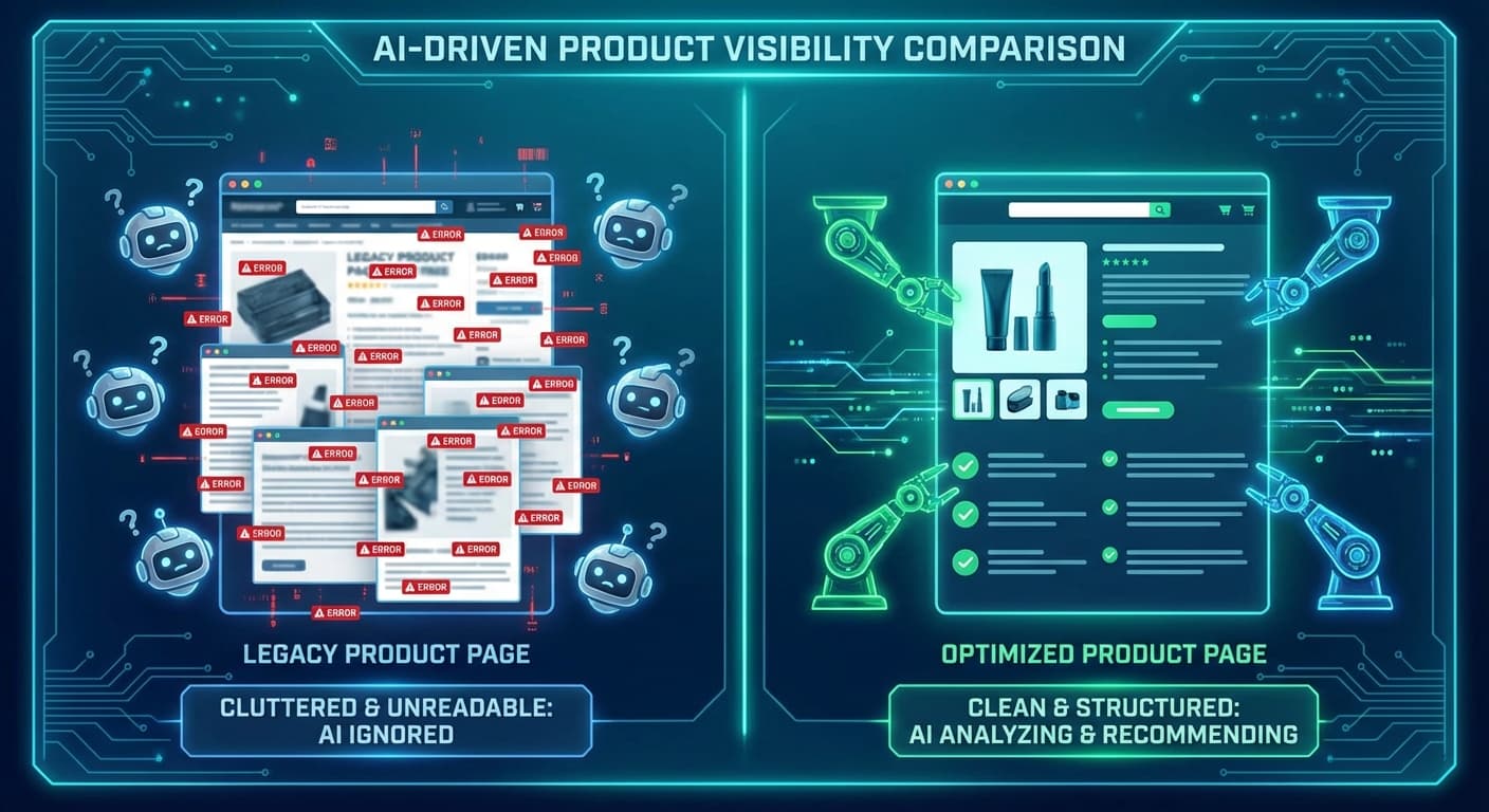 How to Optimize Your Website Data for Real-Time Agentic AI Compliance When Non-Readable Product Information Causes AI Shopping Assistants to Skip Your Brand Entirely