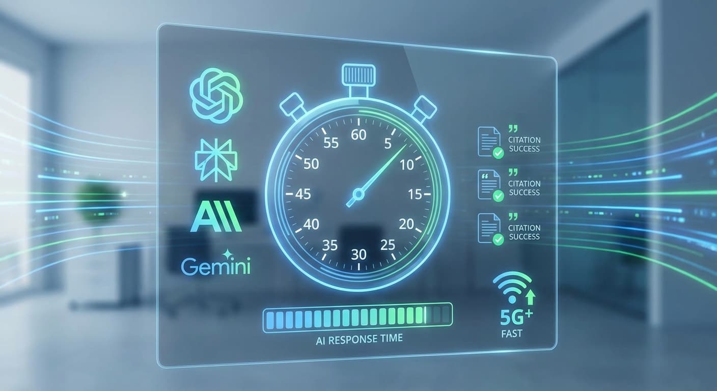 How to Optimize for AI Search Answer Latency: Why Response Speed Now Determines Citation Priority