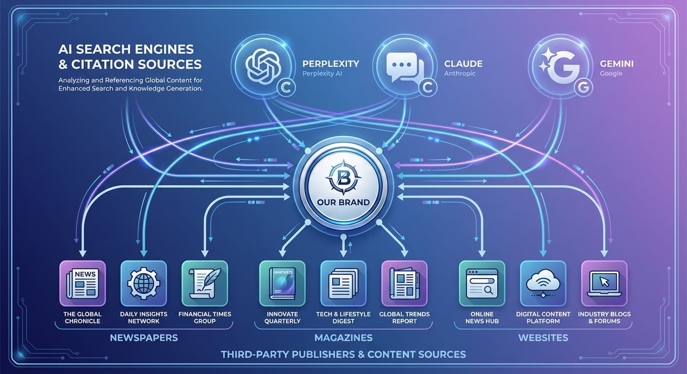 How to Win Citations From Third-Party Publishers When AI Search Engines Prioritize External Mentions 6.5x More Than Your Owned Website Content