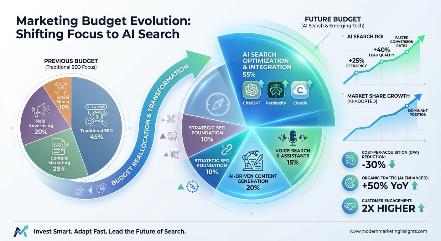 How to Build an AI Search Budget Reallocation Framework When 87% of Marketers Are Increasing Spend But Can't Justify ROI Without Traditional Click Data