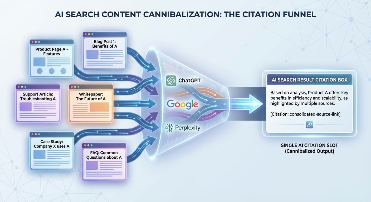 How to Audit Your Content for AI Search Cannibalization: When Multiple Pages Compete for the Same Citation Slot