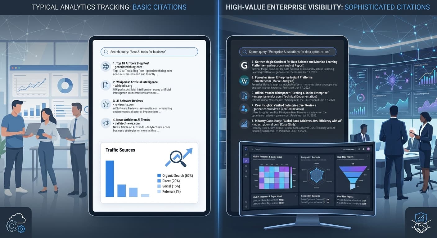 How to Build an AI Search Segment Visibility Strategy When High-Value Buyer Personas See Different Citations Than Your Analytics Track