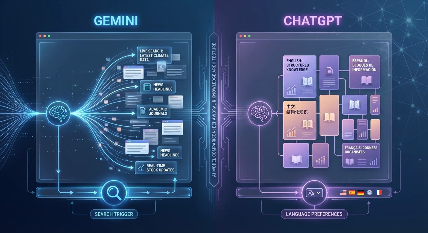 How to Optimize for AI Search Model-Specific Behavior Gaps: Mastering Gemini's Web Search Triggers vs ChatGPT's Language Defaults