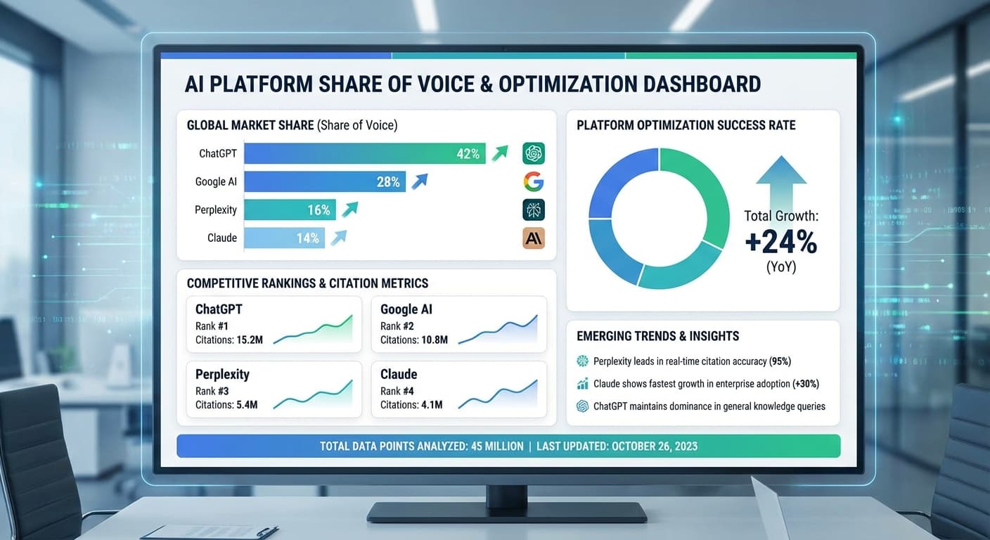 How to Build a Share of Voice Benchmark for AI Search Across Multiple Platforms When Your Brand Appears in Google AI Overviews But Competitors Dominate ChatGPT and Perplexity