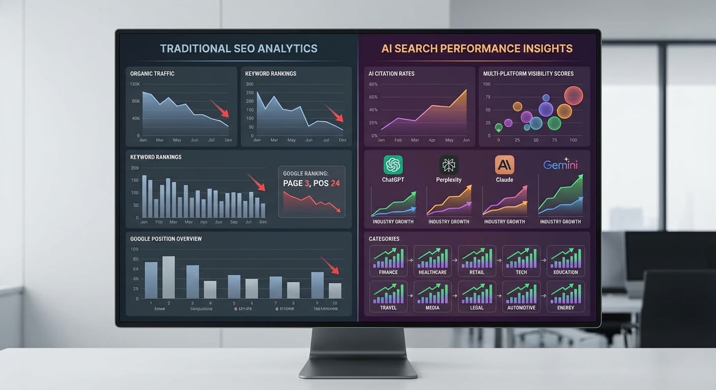 How to Build an AI Search Benchmark Dashboard When Your Competitors Are Measuring AEO Performance Across 10 Industry Categories and You're Still Tracking Google Rankings