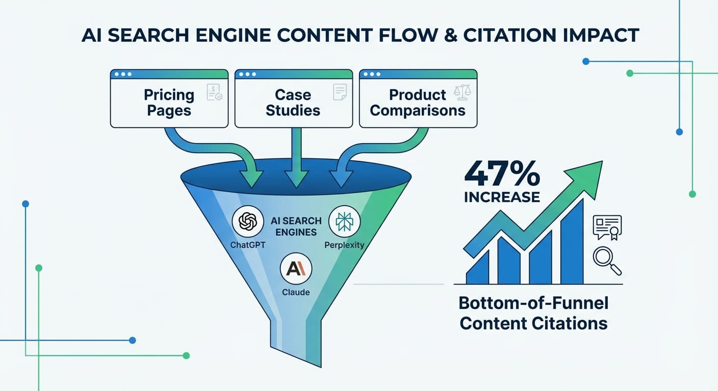 How to Optimize Your Bottom-of-Funnel Content for AI Citations When Pricing Pages and Case Studies Now Outrank Educational Content in 2026