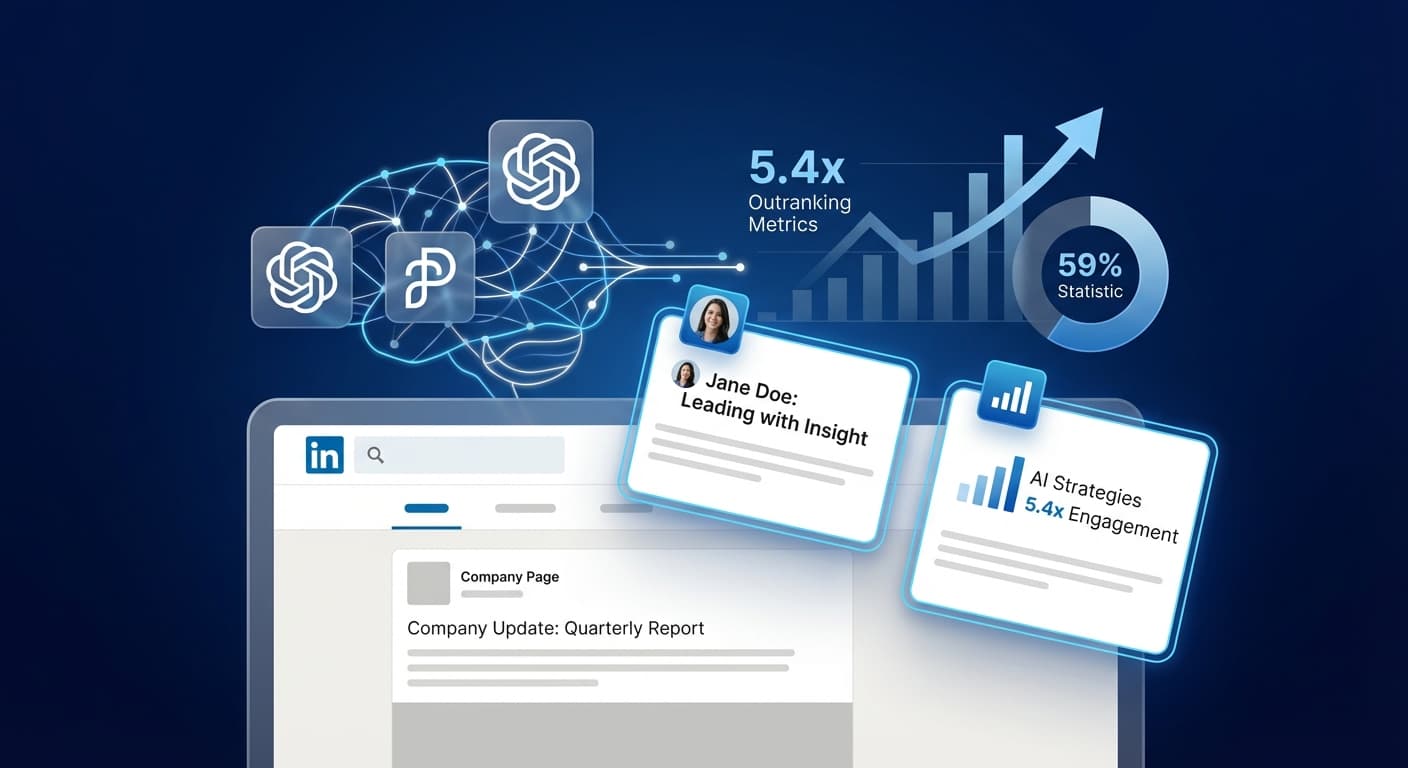 How to Optimize Your Business for LinkedIn AI Citations When Individual Creator Profiles Drive 59% of ChatGPT References and Outrank Company Pages 5.4x