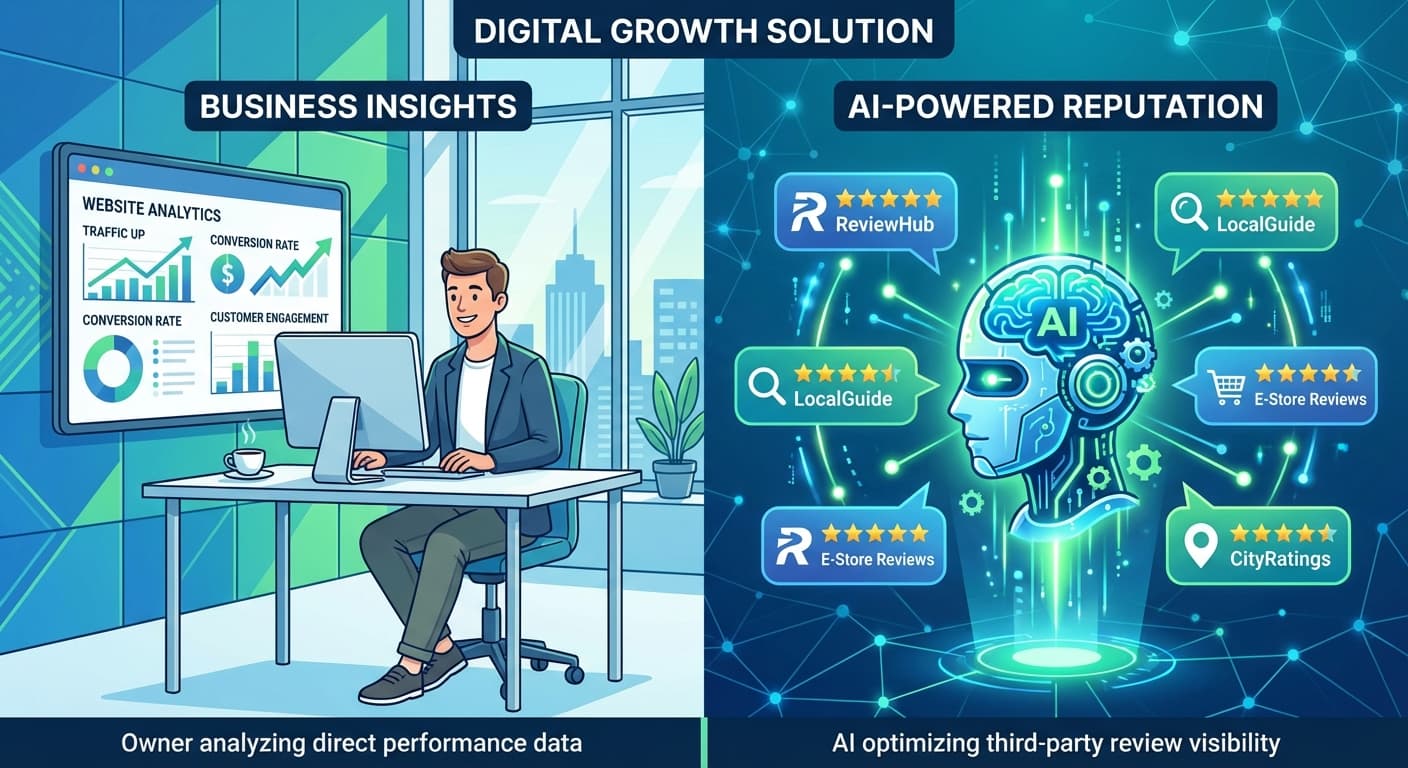 How Small Businesses Can Win AI Citations When Third-Party Reviews Dominate 6.5x Over Your Website