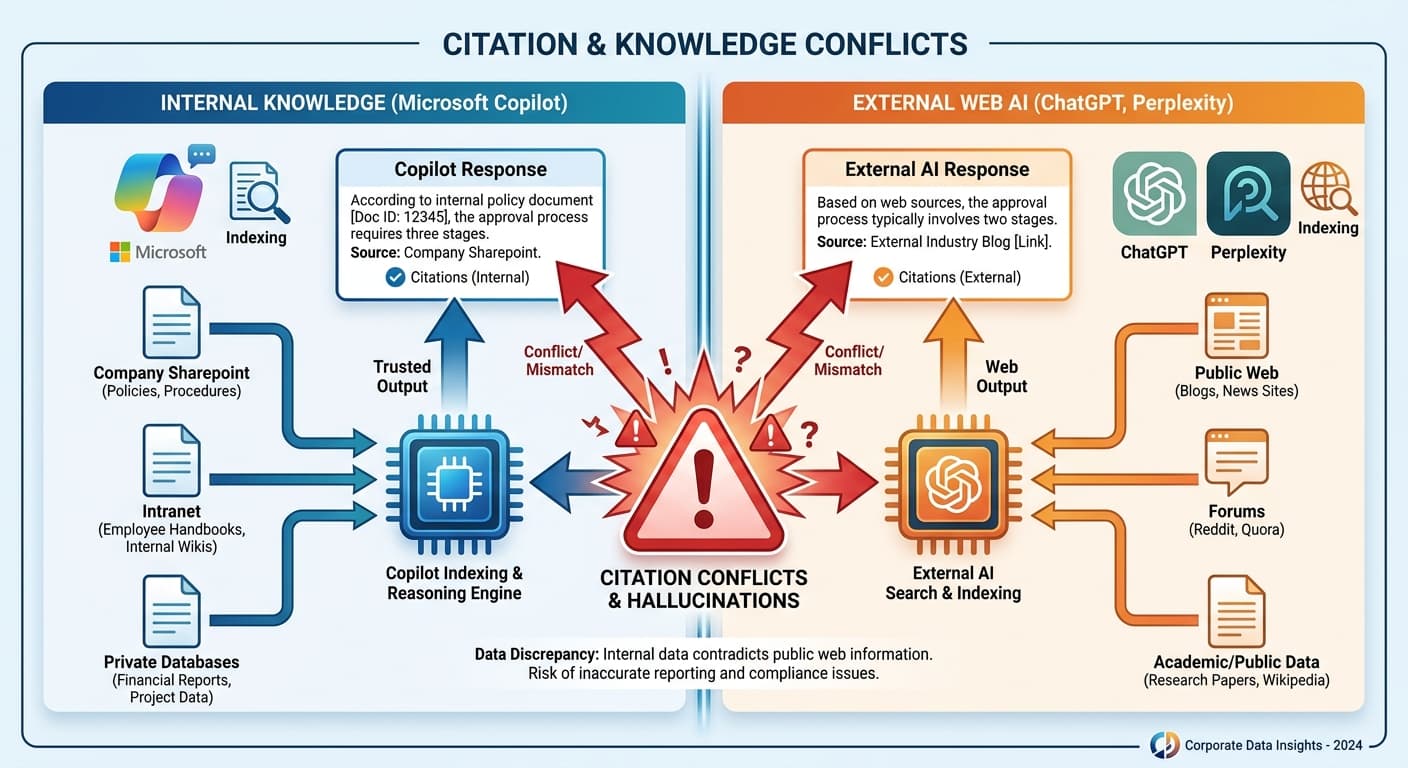 How to Build a Migration Strategy When Microsoft Copilot Enterprise Search Indexes Internal Company Documents But Creates AI Citation Conflicts Between Your Public-Facing Content and Private Knowledge Bases