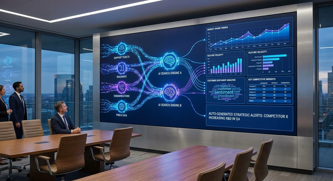 How to Build a Competitive Intelligence Strategy When AI Search Engines Train on Your Competitor's Customer Support Tickets and Product Roadmaps Through Enterprise Data Partnerships