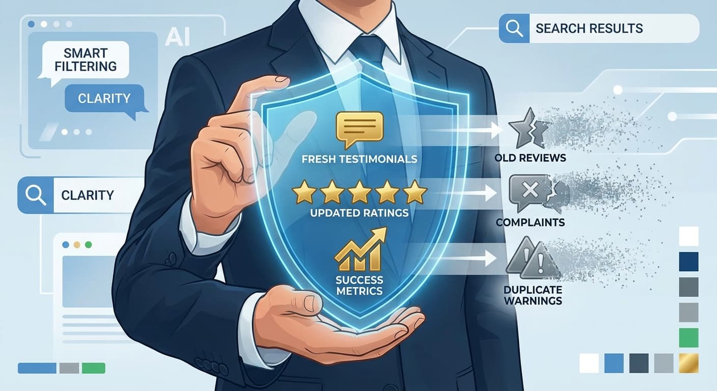 How to Build a Reputation Noise Filtering Strategy When AI Search Engines Amplify Old Negative Reviews