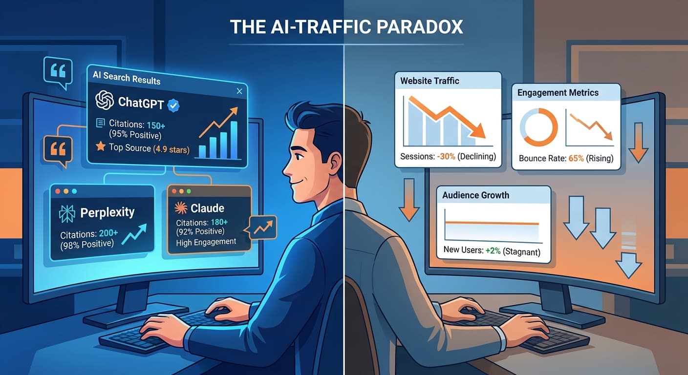 How to Build an AI Search Summary Fatigue Recovery Strategy When Zero-Click Resolutions Increase 44% But Brand Authority Metrics Show Your Complete Answers Are Training Users to Never Visit Your Website